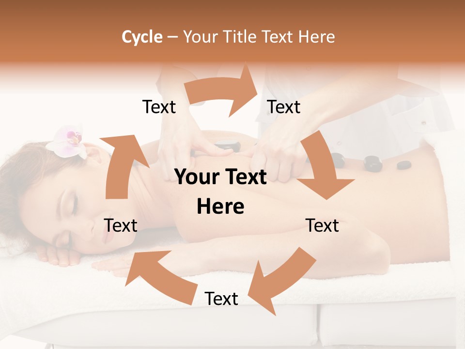 Attractive Lying Isolated PowerPoint Template