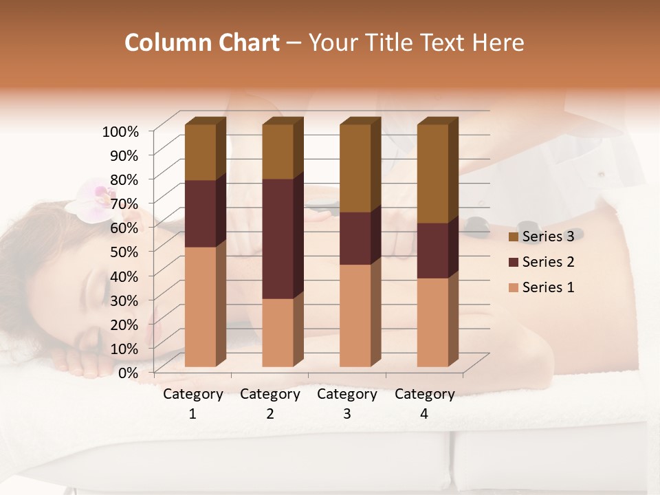 Attractive Lying Isolated PowerPoint Template