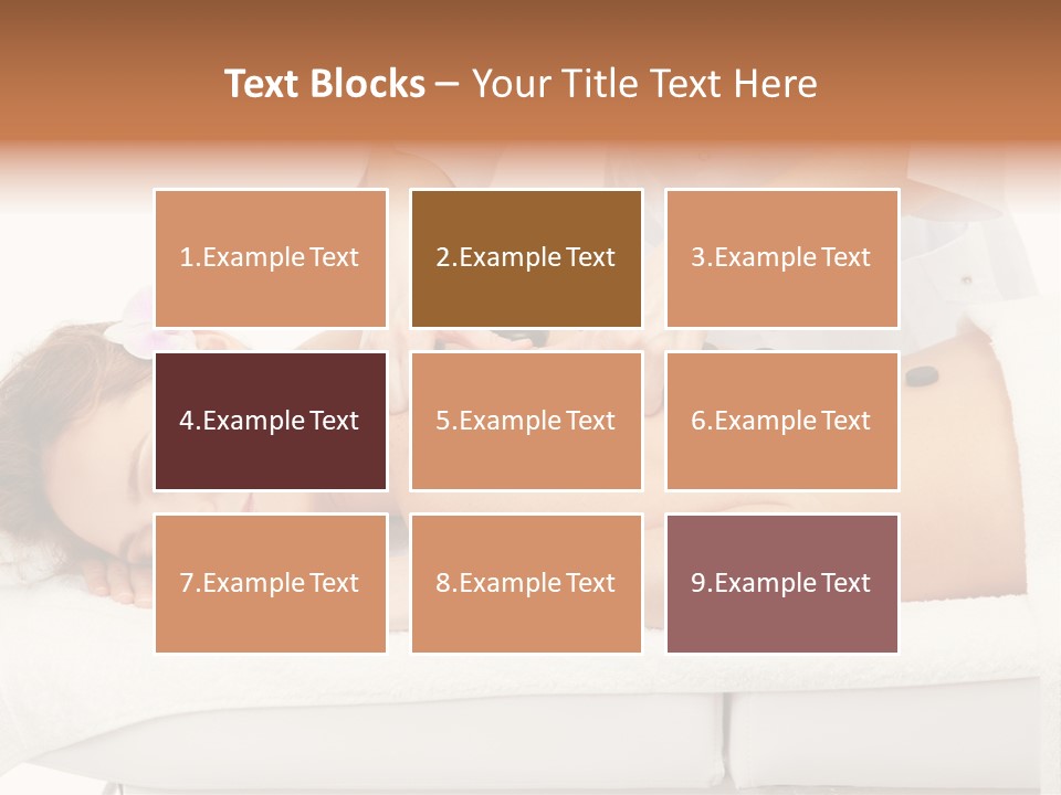 Attractive Lying Isolated PowerPoint Template