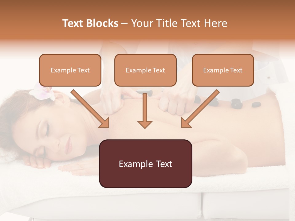 Attractive Lying Isolated PowerPoint Template