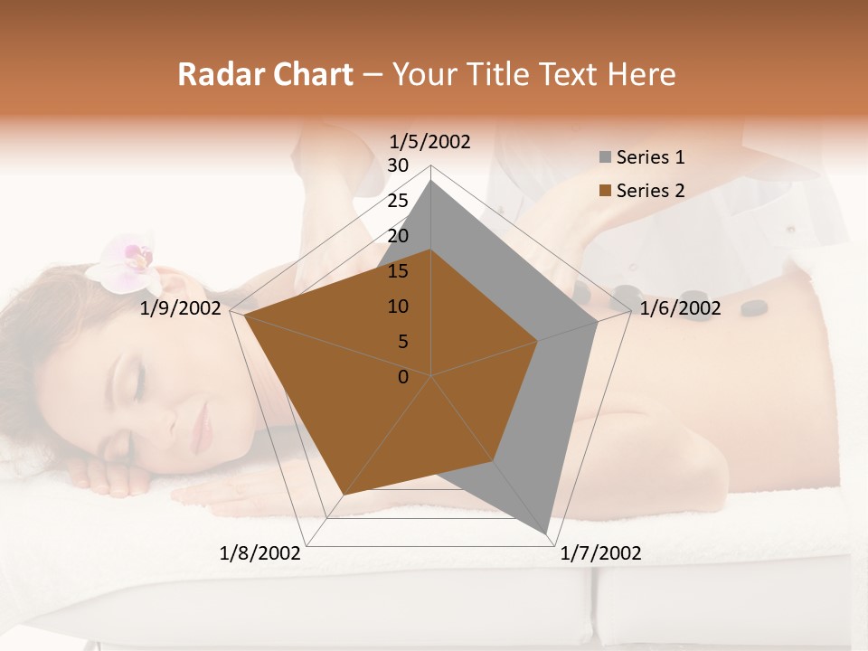 Attractive Lying Isolated PowerPoint Template