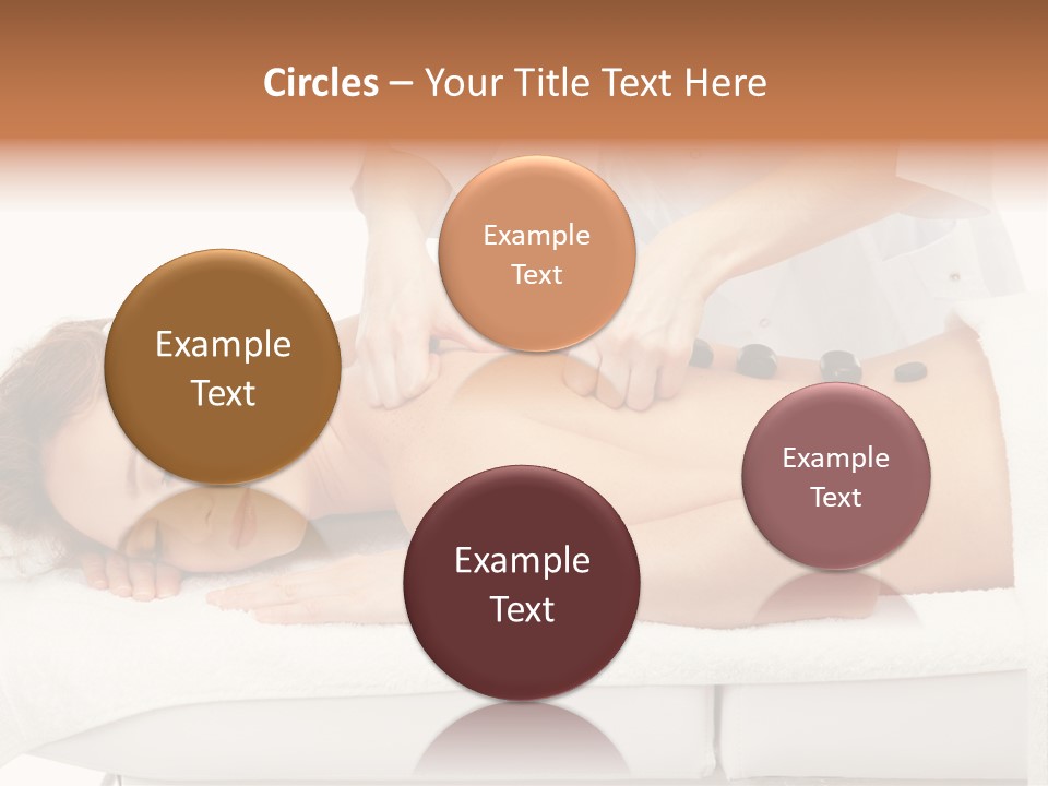 Attractive Lying Isolated PowerPoint Template