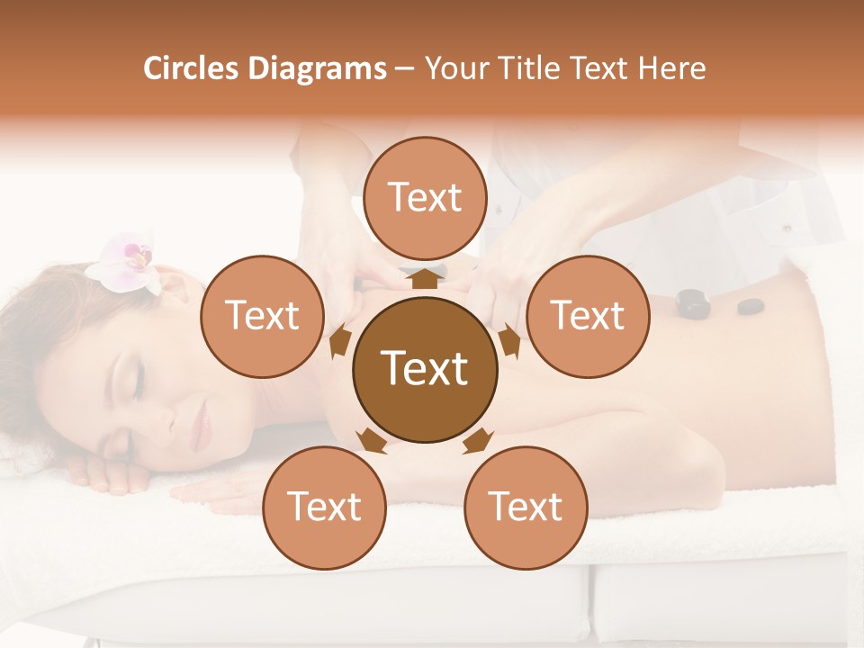 Attractive Lying Isolated PowerPoint Template