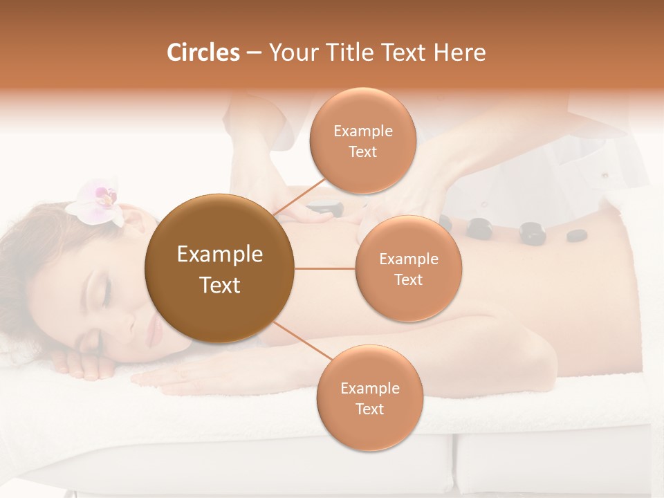 Attractive Lying Isolated PowerPoint Template