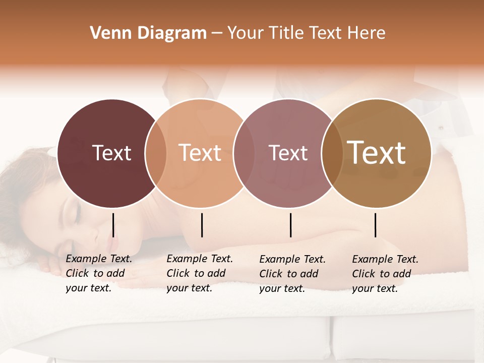 Attractive Lying Isolated PowerPoint Template
