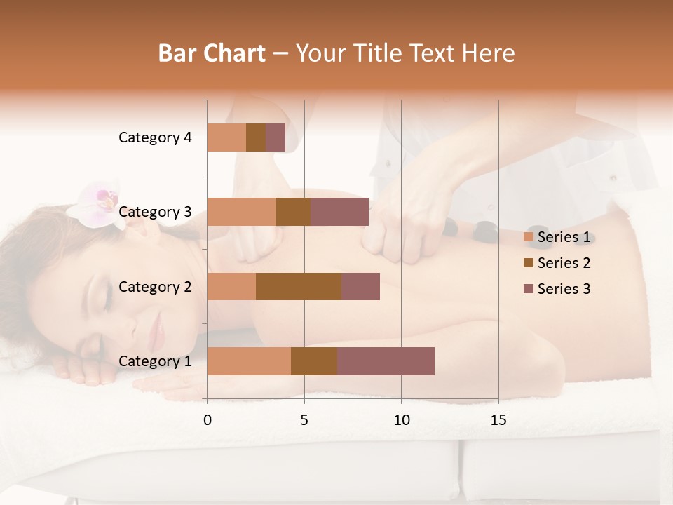 Attractive Lying Isolated PowerPoint Template