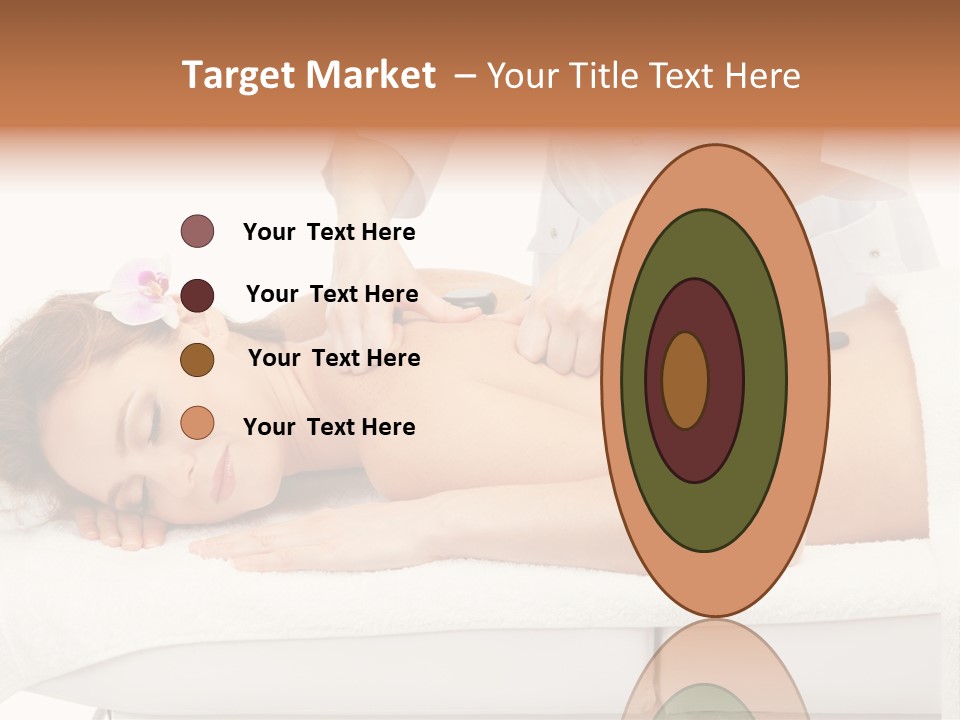 Attractive Lying Isolated PowerPoint Template