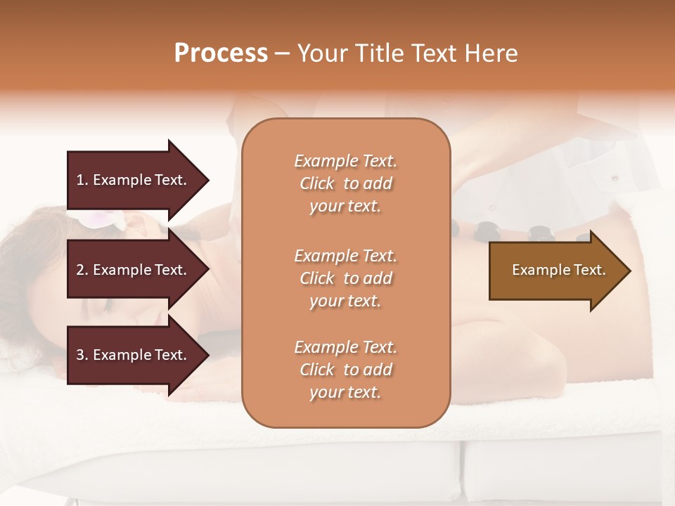 Attractive Lying Isolated PowerPoint Template