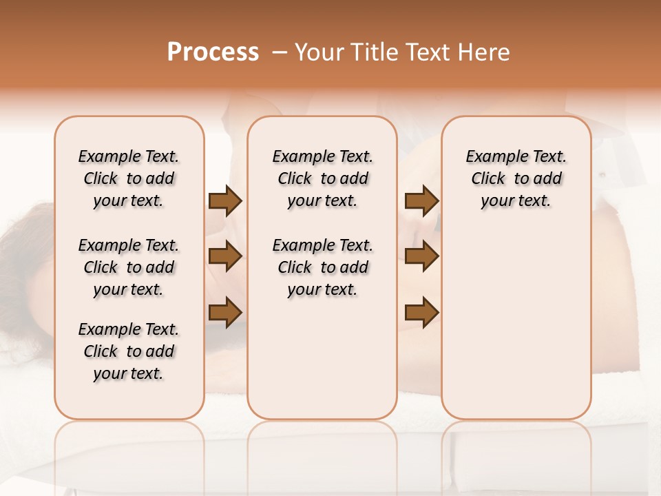 Attractive Lying Isolated PowerPoint Template