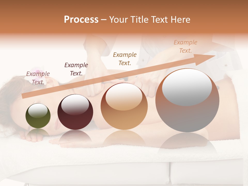 Attractive Lying Isolated PowerPoint Template