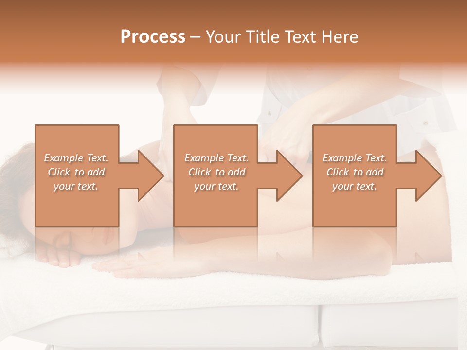 Attractive Lying Isolated PowerPoint Template