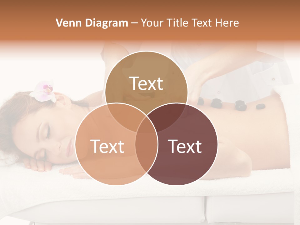 Attractive Lying Isolated PowerPoint Template