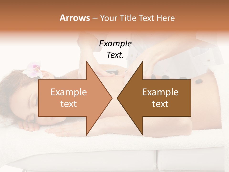Attractive Lying Isolated PowerPoint Template
