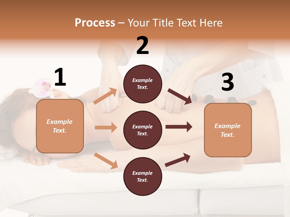 Attractive Lying Isolated PowerPoint Template