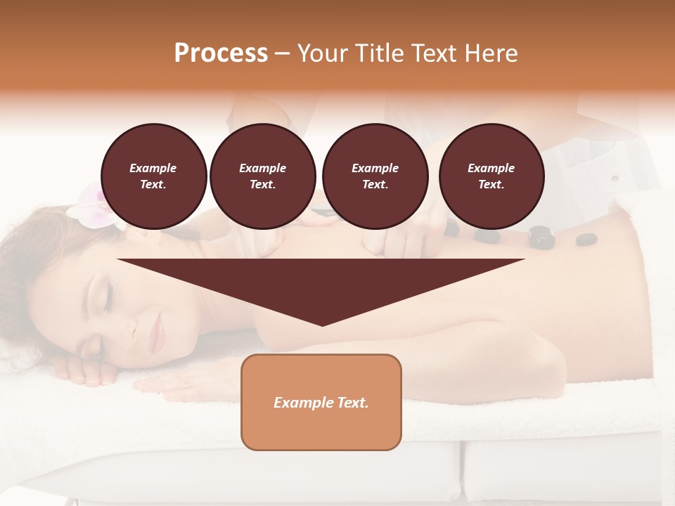 Attractive Lying Isolated PowerPoint Template