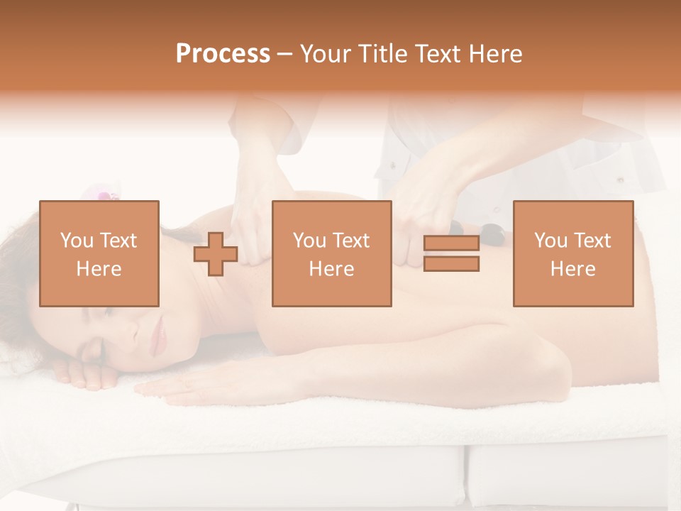 Attractive Lying Isolated PowerPoint Template