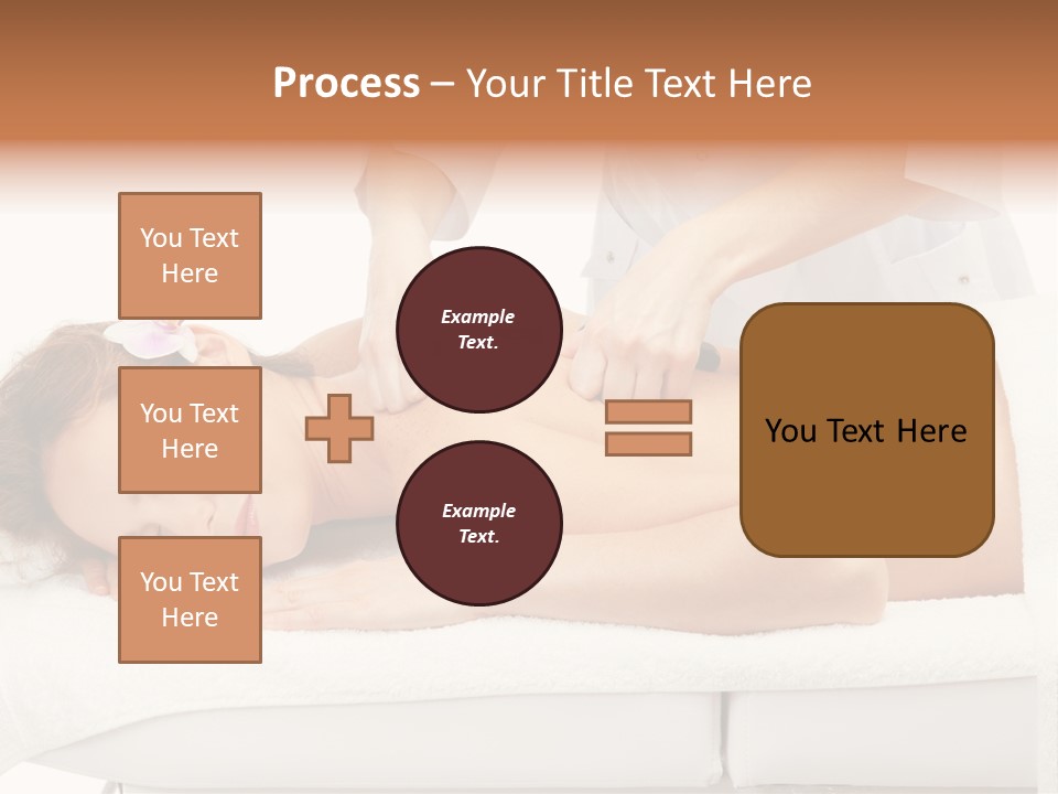 Attractive Lying Isolated PowerPoint Template