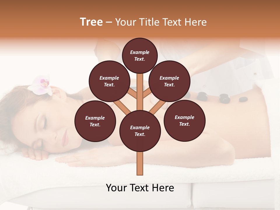 Attractive Lying Isolated PowerPoint Template