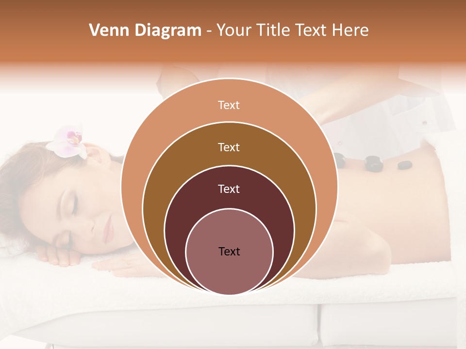 Attractive Lying Isolated PowerPoint Template