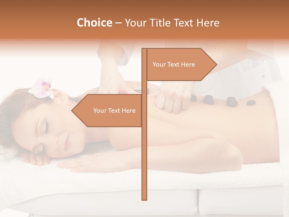 Attractive Lying Isolated PowerPoint Template