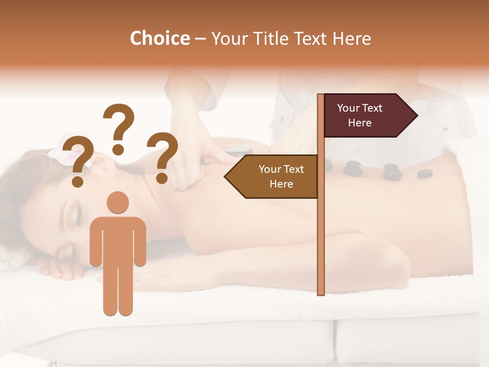 Attractive Lying Isolated PowerPoint Template