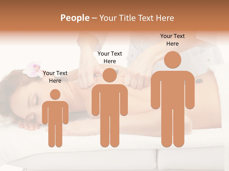 Attractive Lying Isolated PowerPoint Template