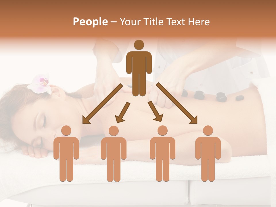 Attractive Lying Isolated PowerPoint Template