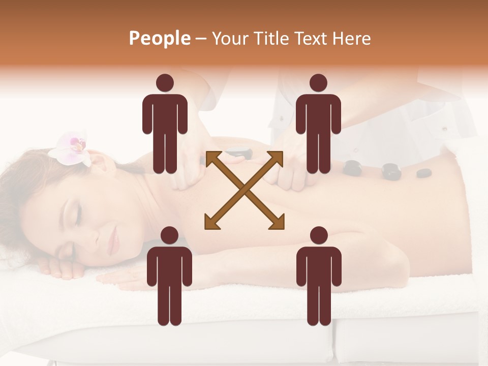 Attractive Lying Isolated PowerPoint Template