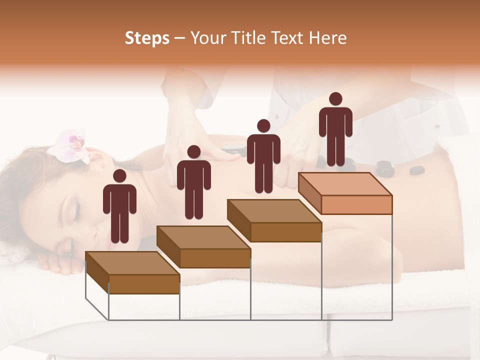 Attractive Lying Isolated PowerPoint Template