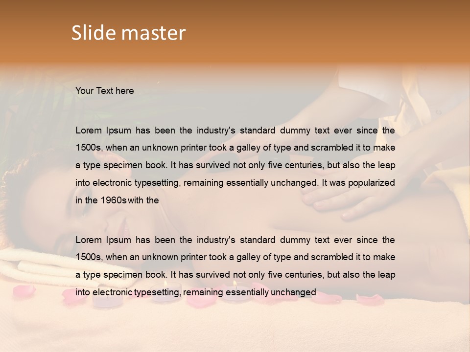 Luxury Treatment Skin PowerPoint Template