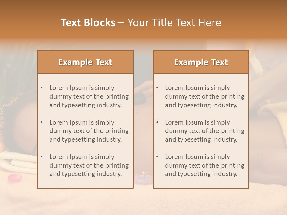 Luxury Treatment Skin PowerPoint Template