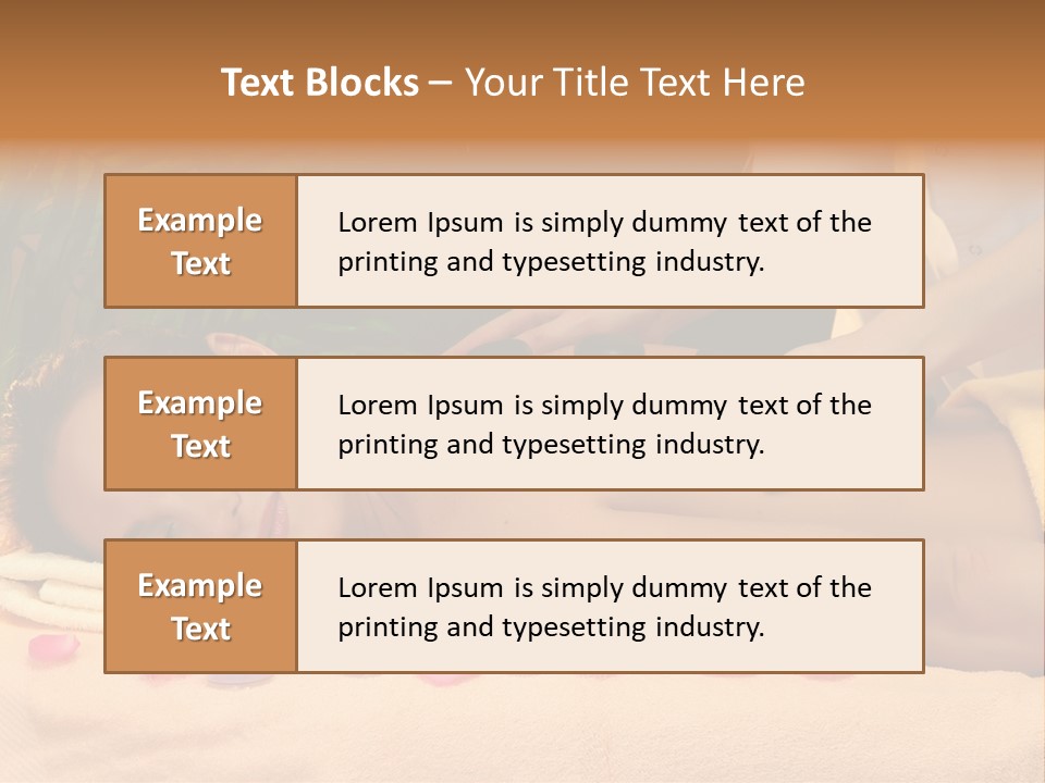 Luxury Treatment Skin PowerPoint Template