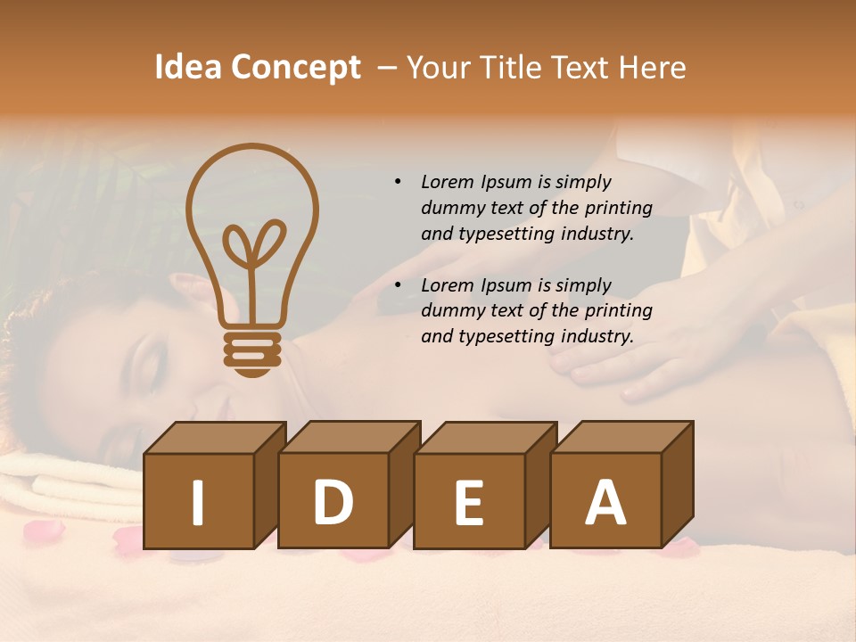 Luxury Treatment Skin PowerPoint Template