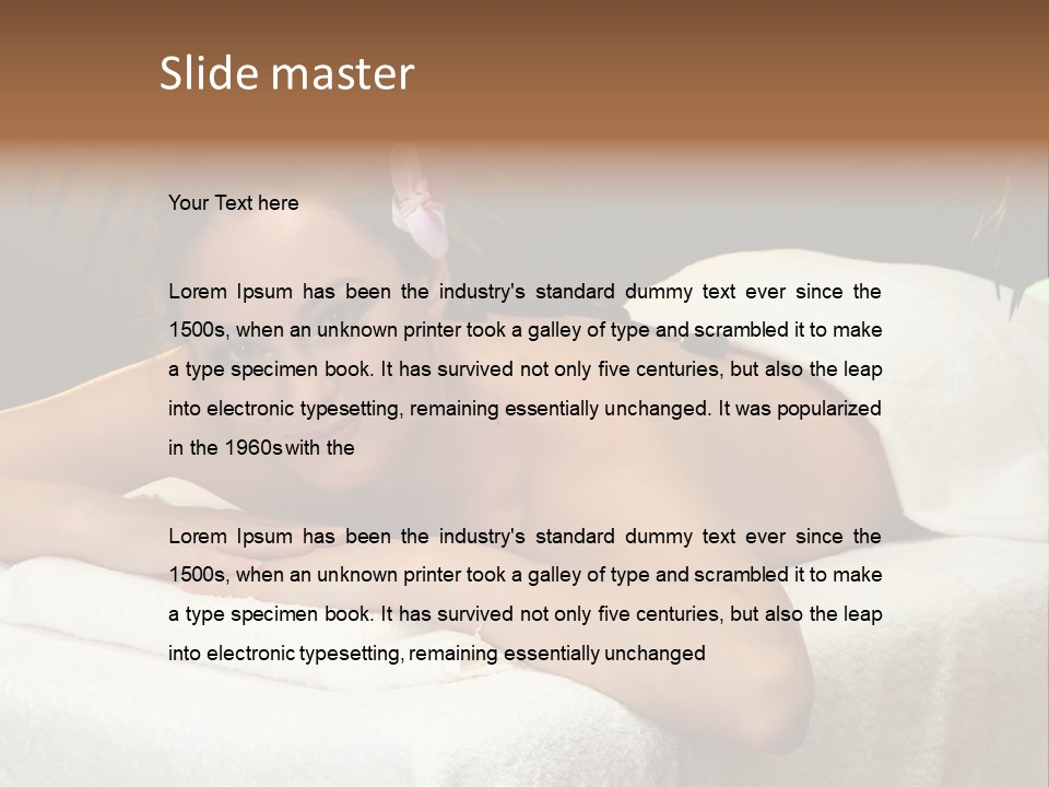 Asian Beauty Model PowerPoint Template