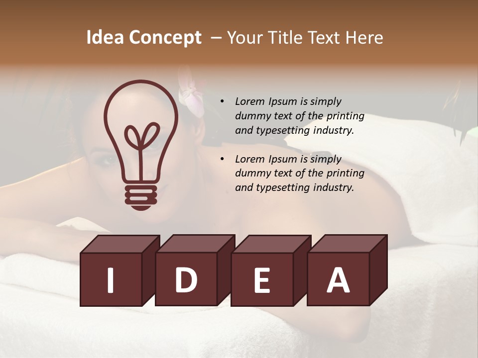 Asian Beauty Model PowerPoint Template