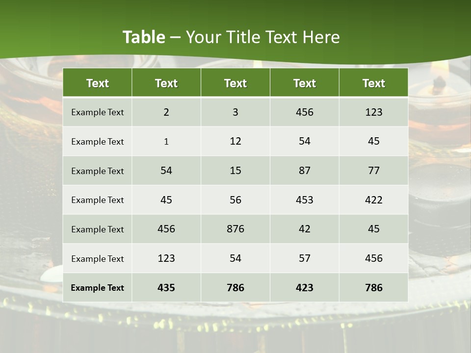 Asian Green Close PowerPoint Template