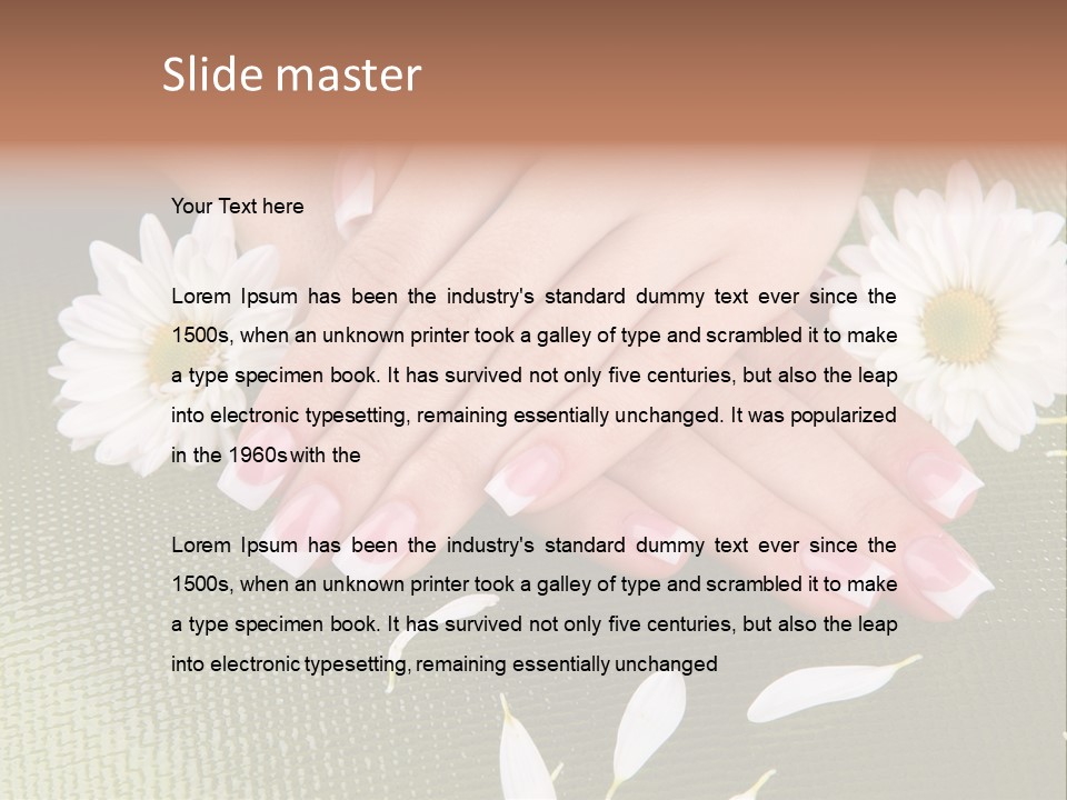 Skin Wellness Color PowerPoint Template