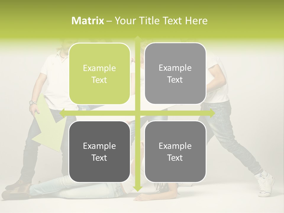 Present Banner Happy PowerPoint Template