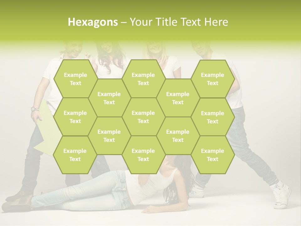 Present Banner Happy PowerPoint Template