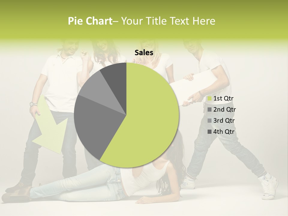 Present Banner Happy PowerPoint Template