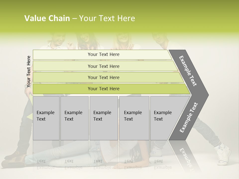 Present Banner Happy PowerPoint Template