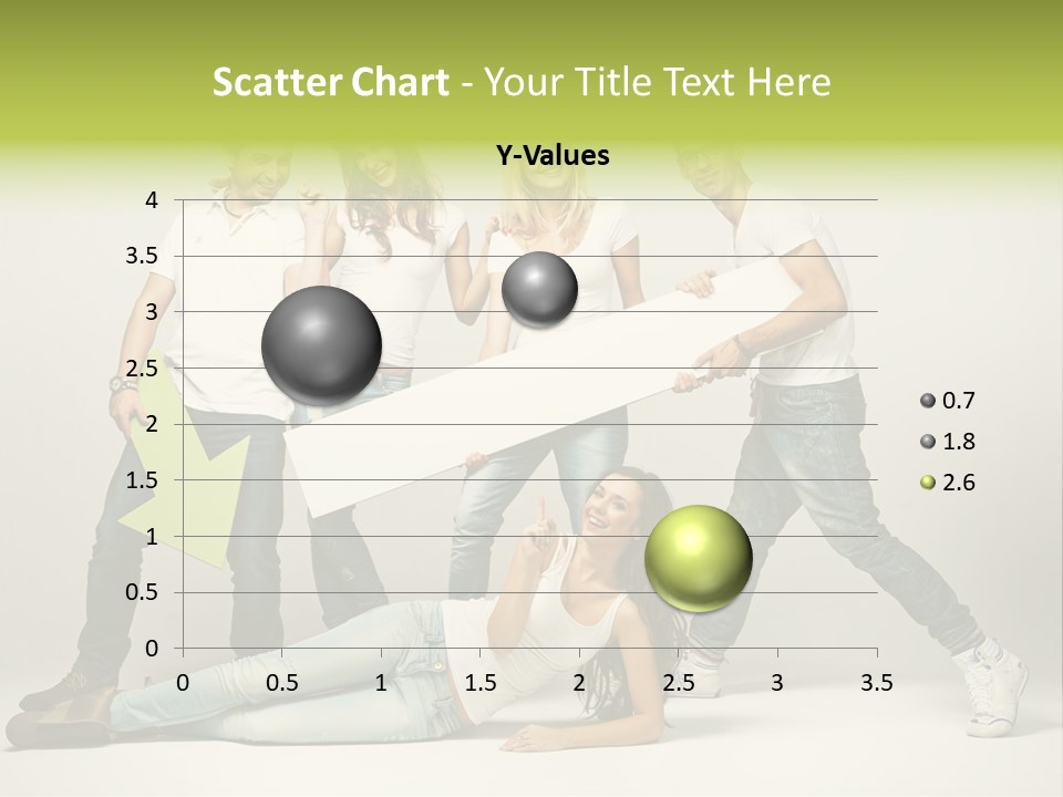 Present Banner Happy PowerPoint Template