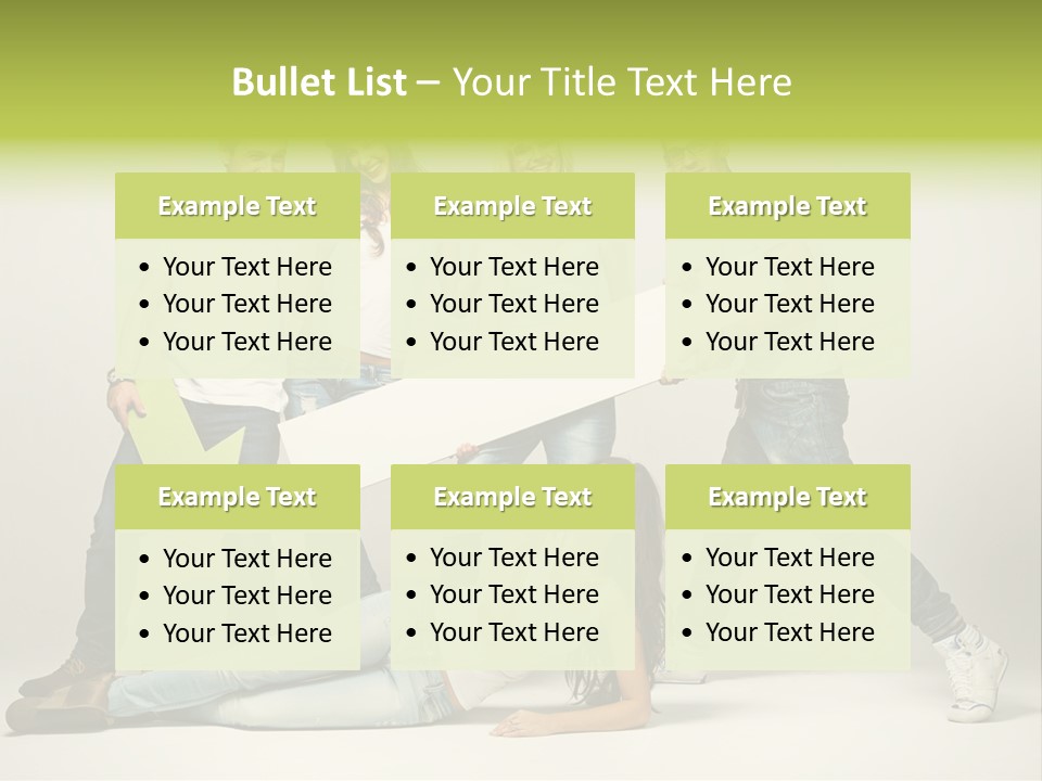 Present Banner Happy PowerPoint Template