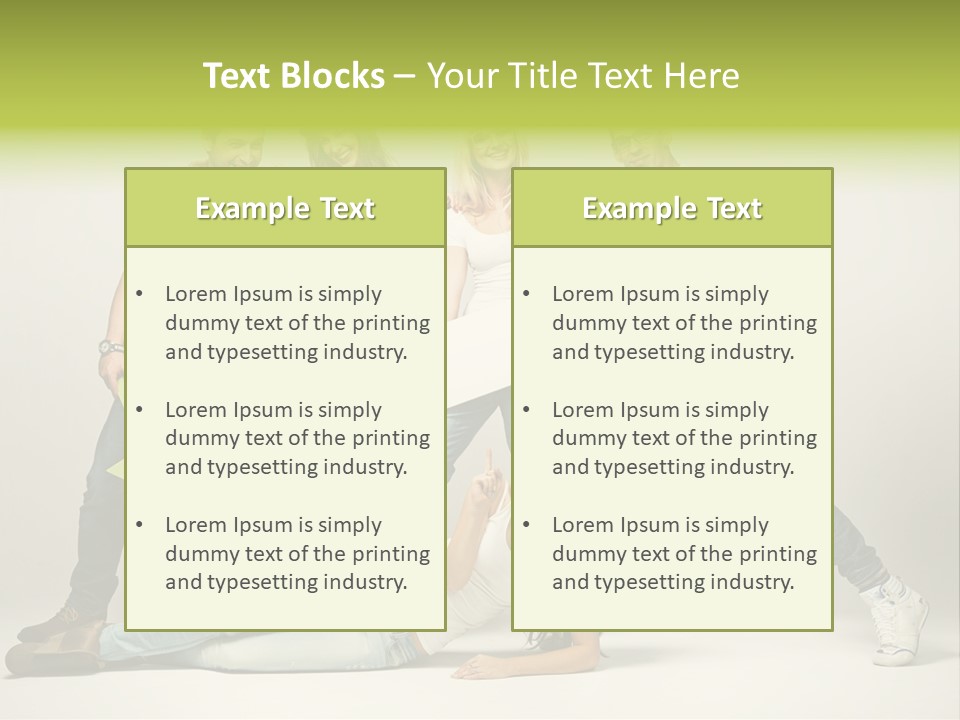 Present Banner Happy PowerPoint Template