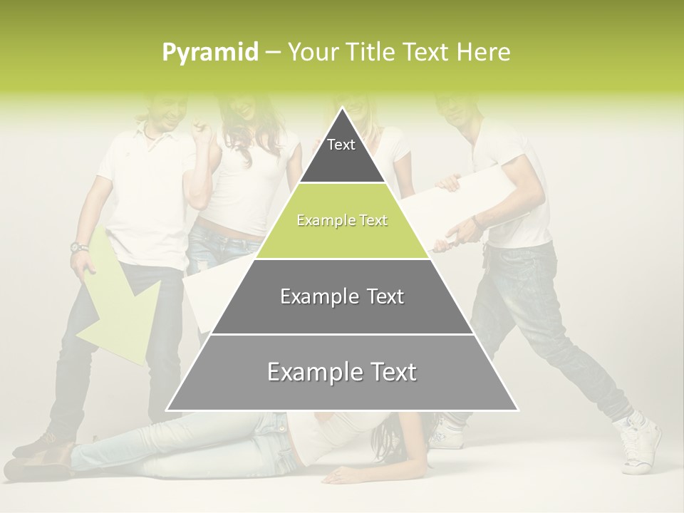 Present Banner Happy PowerPoint Template