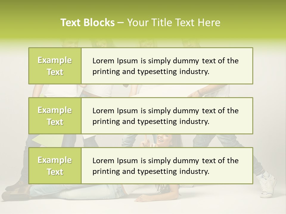 Present Banner Happy PowerPoint Template