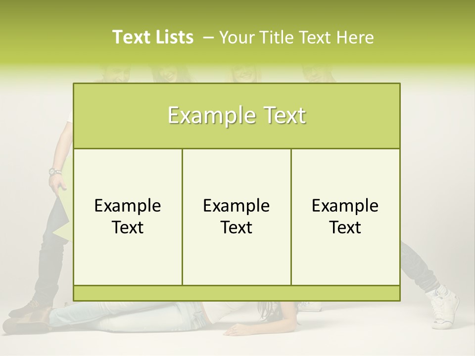 Present Banner Happy PowerPoint Template