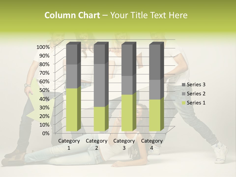 Present Banner Happy PowerPoint Template