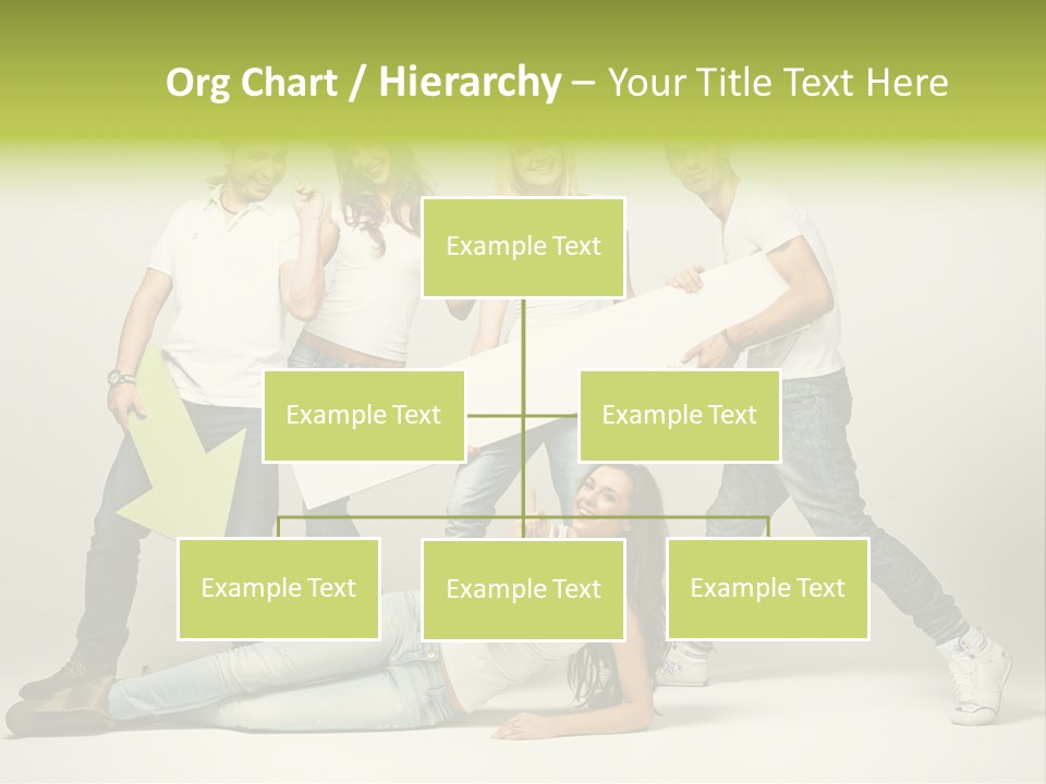 Present Banner Happy PowerPoint Template