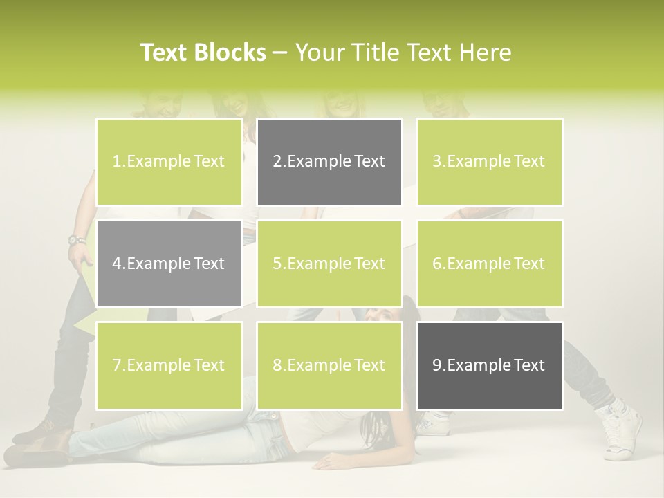 Present Banner Happy PowerPoint Template